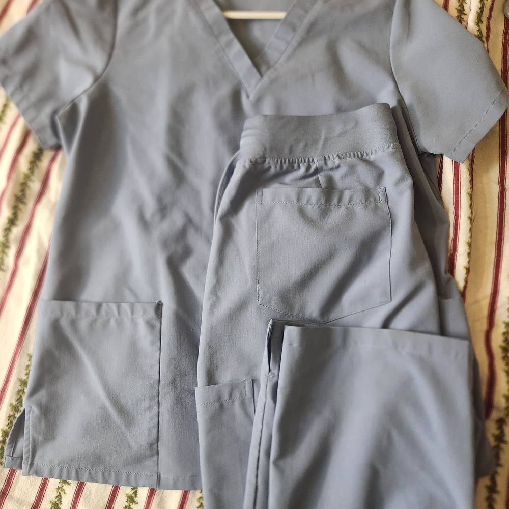 Mandala Women's Blue Scrub Set